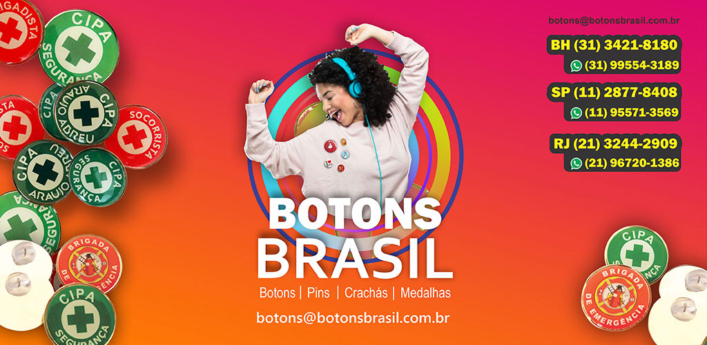 Botons Personalizados Brasil