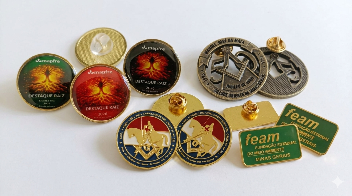 Botons e Pins Personalizados em Brasília